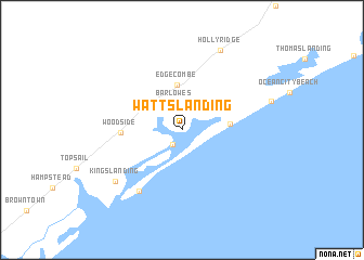 map of Watts Landing