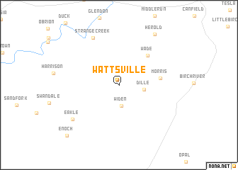 map of Wattsville