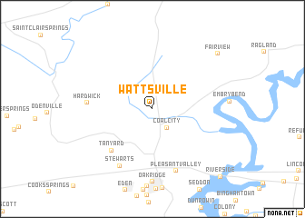 map of Wattsville