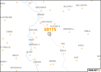 map of Watts