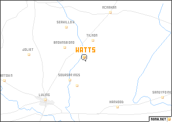 map of Watts