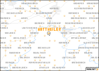 map of Wattweiler