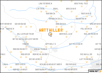 map of Wattwiller