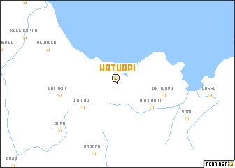 map of Watuapi