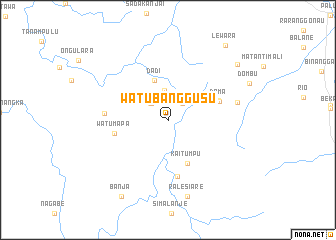 map of Watubanggusu