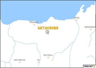 map of Watukamba