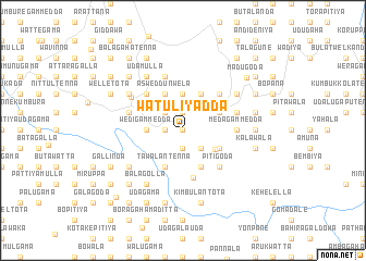 map of Watuliyadda