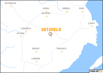 map of Watumela