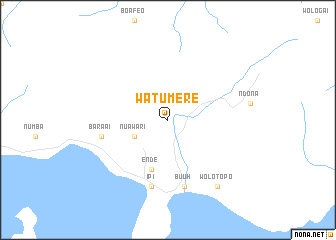 map of Watumere