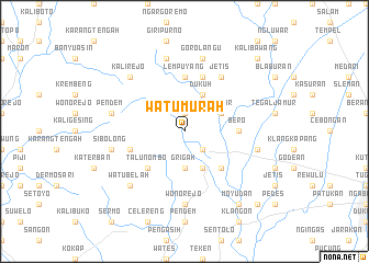 map of Watumurah