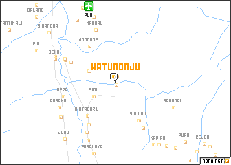 map of Watunonju