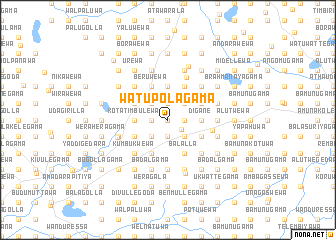 map of Watupolagama