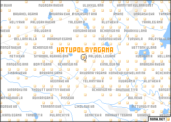 map of Watupolayagama