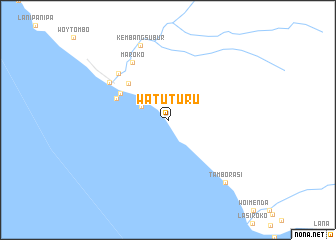 map of Watuturu