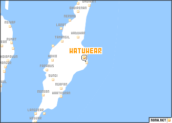 map of Watuwear