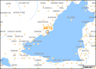 map of Watu