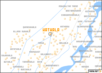 map of Watwāla