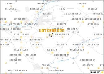 map of Watzenborn