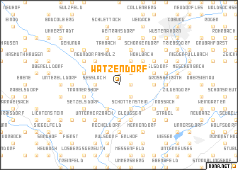 map of Watzendorf