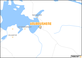 map of Waubaushene