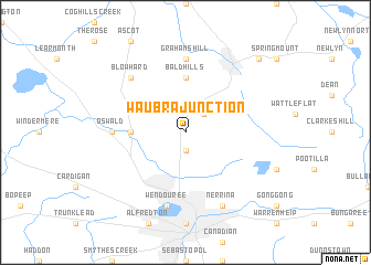 map of Waubra Junction