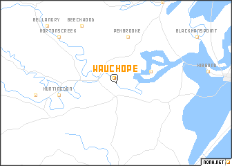 map of Wauchope