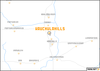 map of Wauchula Hills