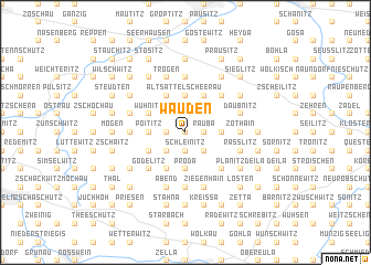 map of Wauden