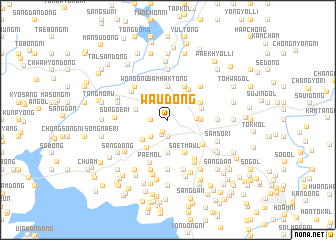 map of Wau-dong