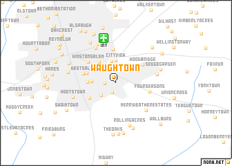 map of Waughtown