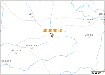 map of Waugoola