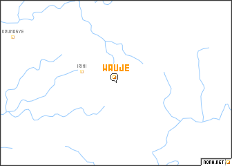 map of Wauje