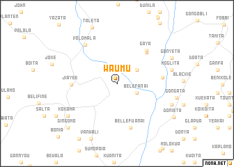 map of Waumu