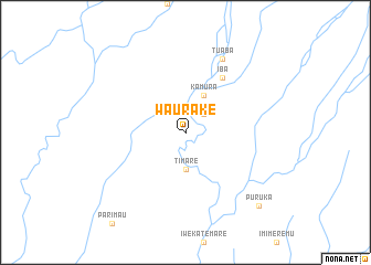map of Waurake