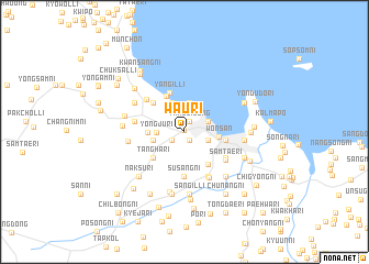 map of Wau-ri