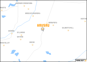 map of Wausau