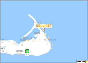 map of Wauwinet