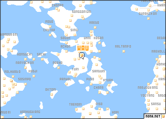 map of Wau