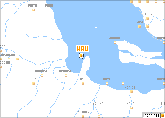 map of Wau