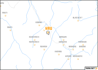 map of Wau
