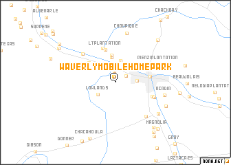 map of Waverly Mobile Home Park