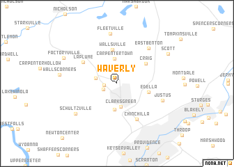 map of Waverly