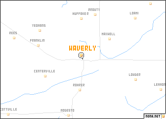 map of Waverly