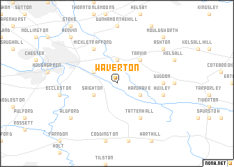 map of Waverton