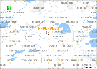 map of Waverveen