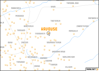 map of Wavousé