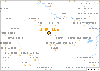 map of Wavrille