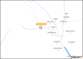 map of Wawaim