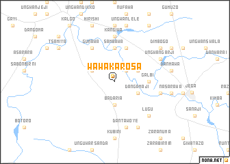 map of Wawa Karosa