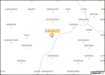 map of Wawang